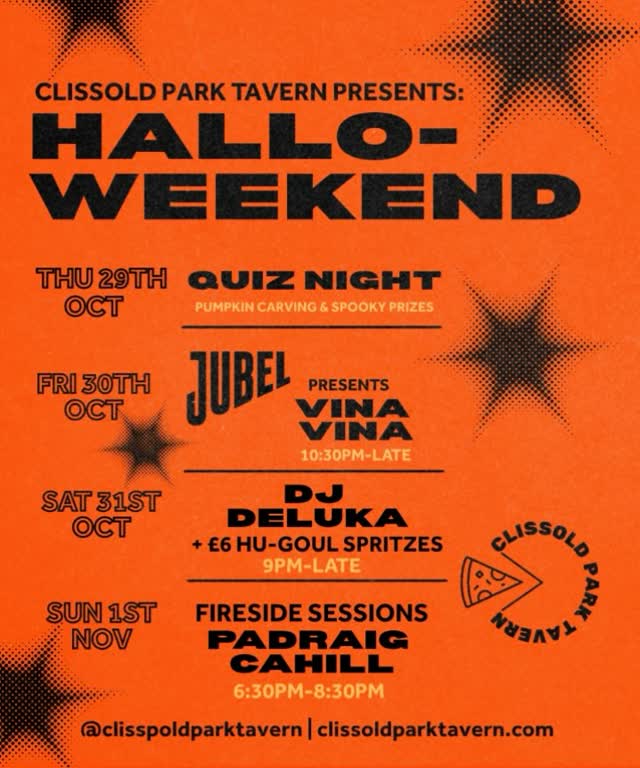 Clissold Park Tavern Presents: Hallo-Weekend