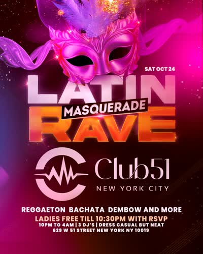 Latin Masquerade Rave