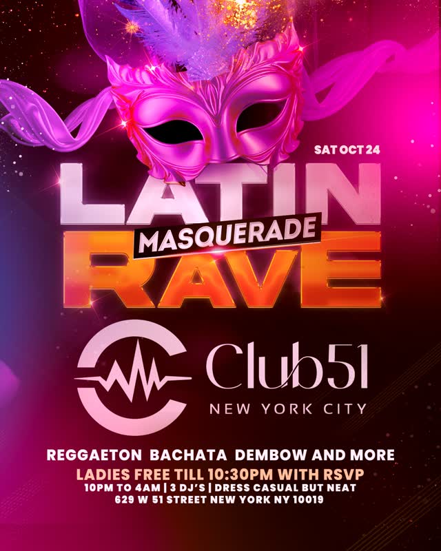 Latin Masquerade Rave