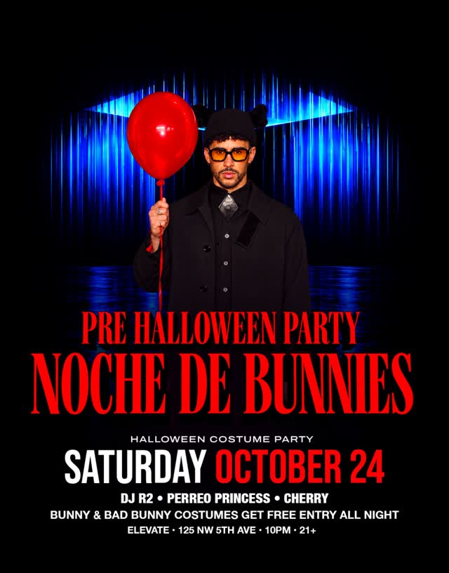NOCHE DE BUNNES PRE HALLOWEEN PARTY