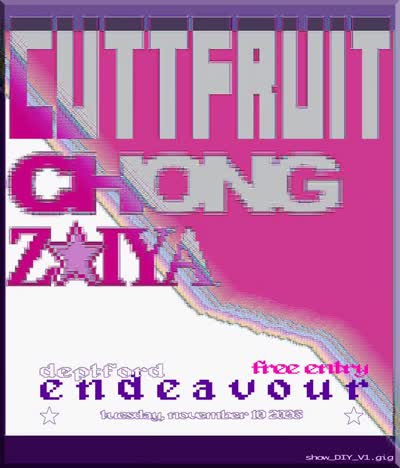 Cuttfruit, Chong and Zoiya at Endeavour