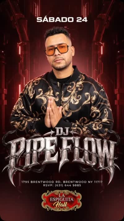 ¡ESTE SÁBADO 24 LA RUMBA SE PRENDE CON DJ PIPE FLOW!