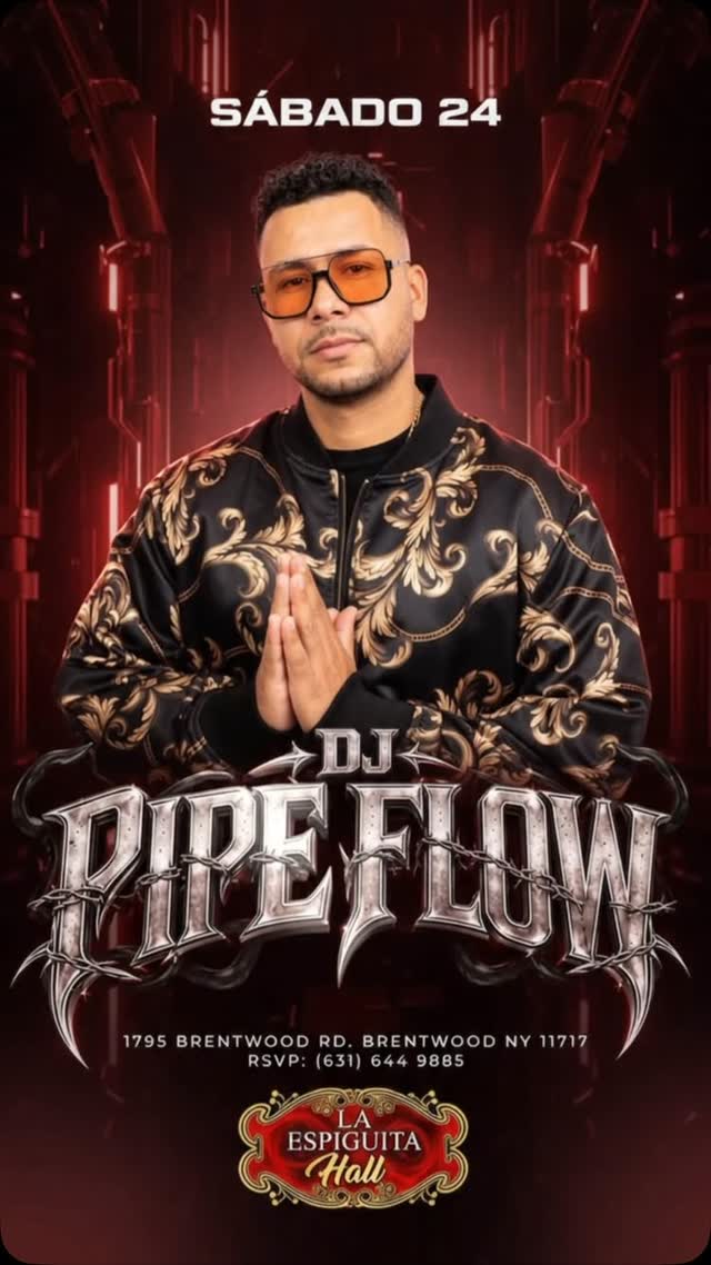 ¡ESTE SÁBADO 24 LA RUMBA SE PRENDE CON DJ PIPE FLOW!