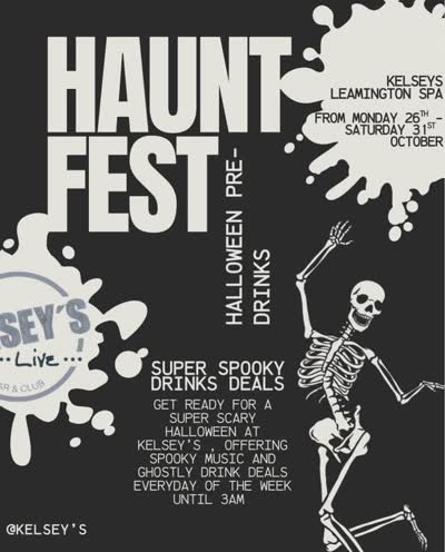 Haunt Fest - Halloween Pre-Drinks