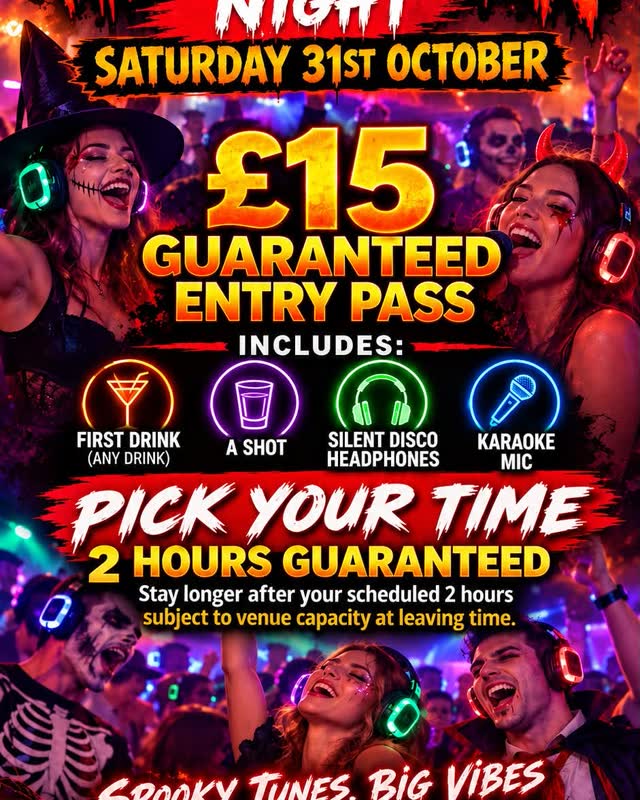 HEADS UP — END OF OCTOBER AT LET’S PARTY