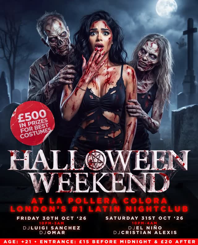 HALLOWEEN WEEKEND AT LA POLLERA COLORA!