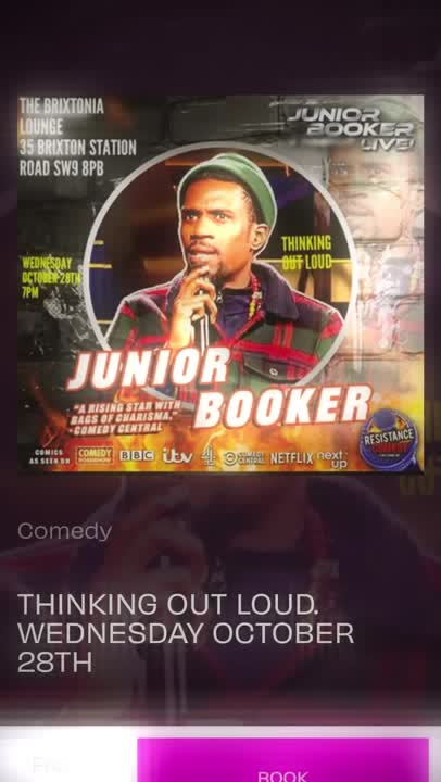Junior Booker Live! Thinking Out Loud