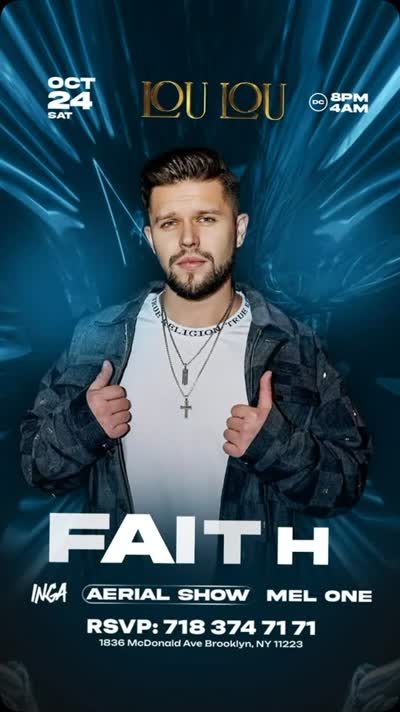 FAITH IS COMING TO LOU LOU!