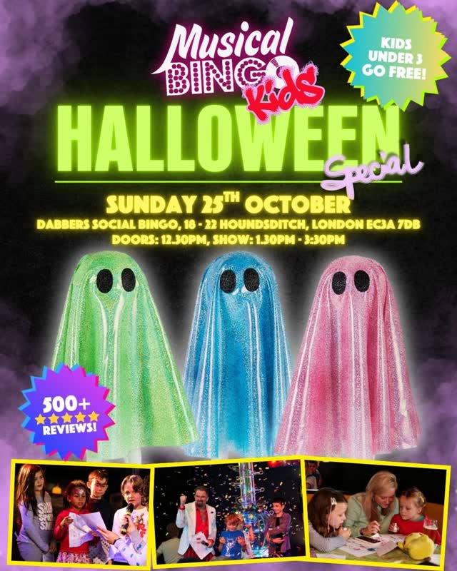 Musical Bingo Kids Halloween Special