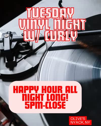 Vinyl Night at Olive’s is BACK!
