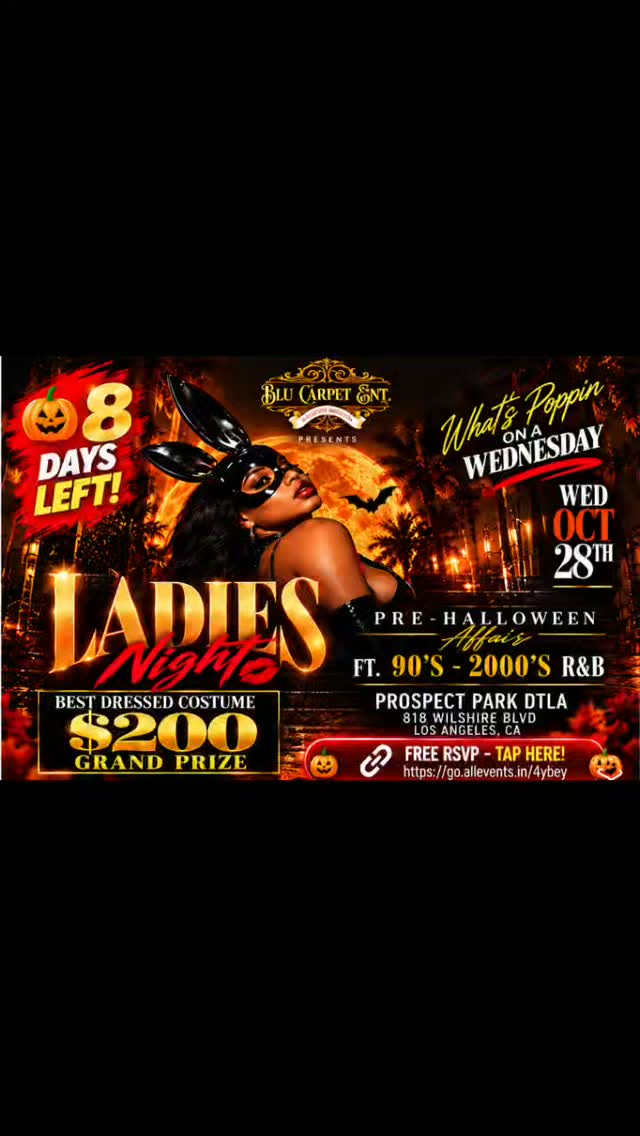 LADIES NIGHT: PRE-HALLOWEEN AFFAIR