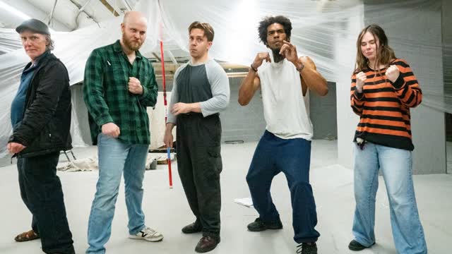 THINGS ARE HEATING UP IN REHEARSALS! A behind-the-scenes look at LEAR at The Secret Theatre.