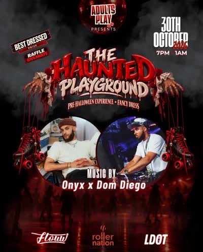 THE HAUNTED PLAYGROUND — YOUR DJ LINEUP IS HERE!