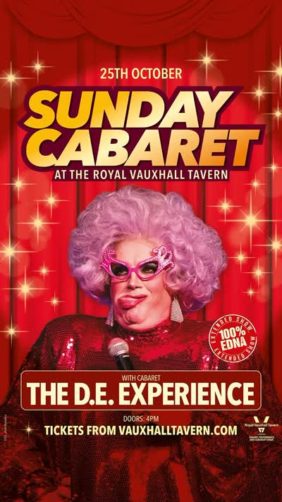 ✨ This Sunday, 25th October ✨ 💥😈 100% RAW UNADULTERATED EDNA! 😈💥 🎟️ Get tickets via our website, link in bio!