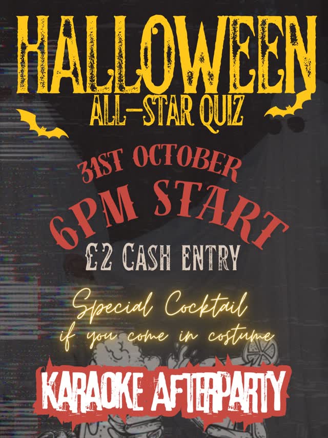 Halloween All-Star Quiz & Karaoke Afterparty