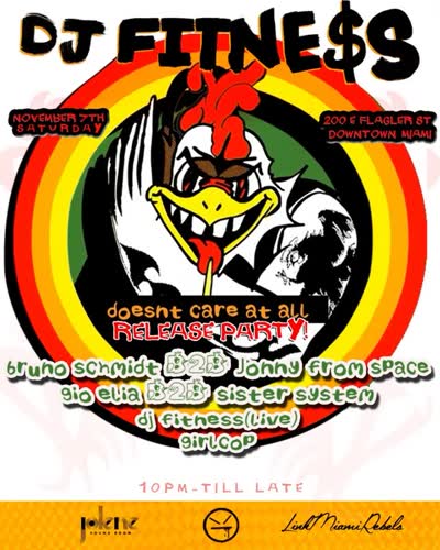 DJ Fitness’ six tracker “Doesn’t Care At All” release party at Domesticated
