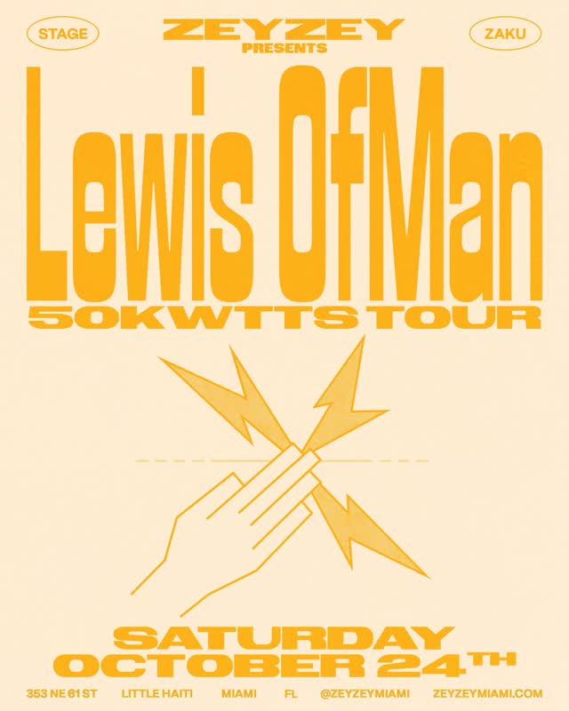 Lewis OfMan brings his effortlessly cool, cinematic sound to ZeyZey