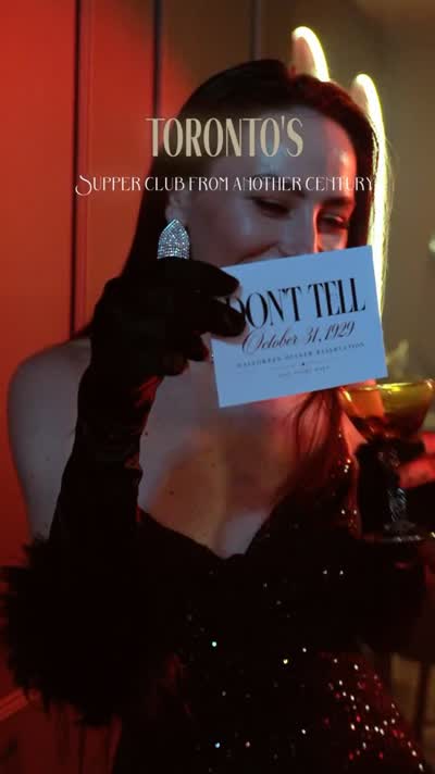 Something strange is happening on Ossington... Halloween weekend dinner, cocktails, DJ event