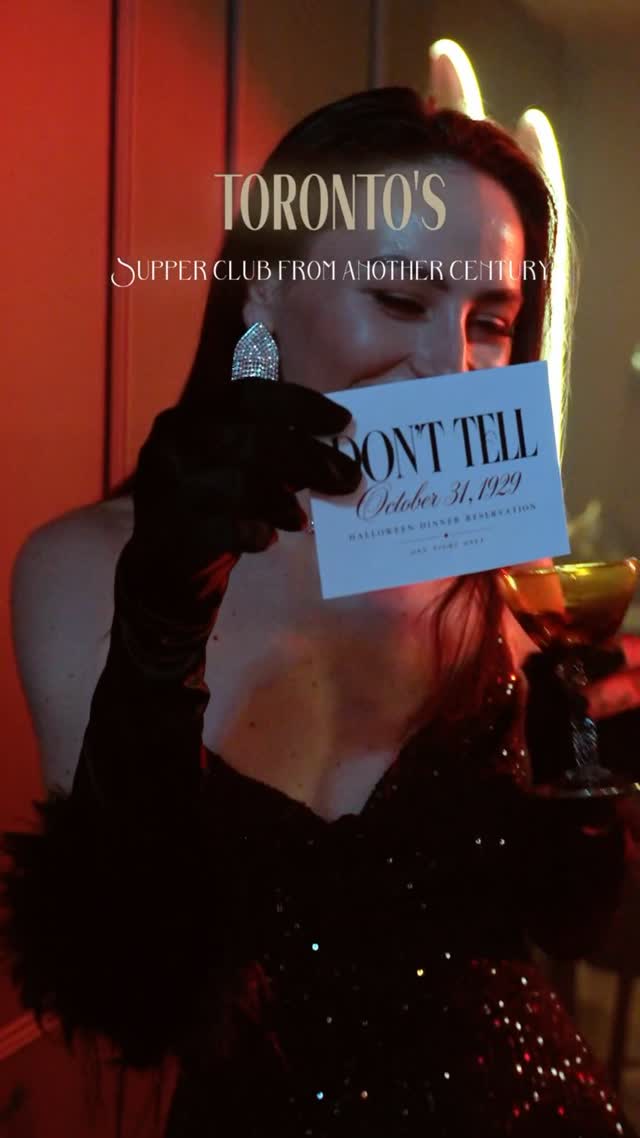 Something strange is happening on Ossington... Halloween weekend dinner, cocktails, DJ event