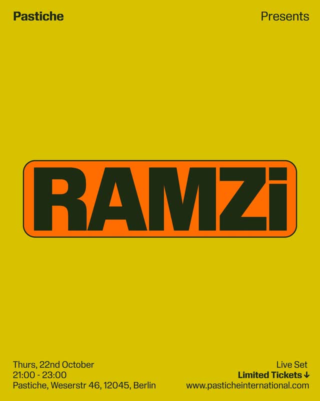 This Thursday with Montreal based electronica wizard RAMZi @ramzilllla with a one off seated live set!