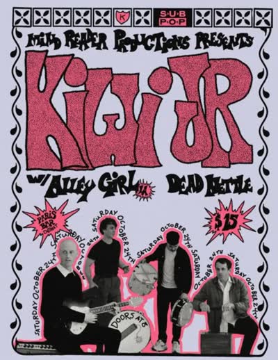 KIWI Jr. (Sub Pop/ K Records- Canada) / Dead Nettle / Alley Girl