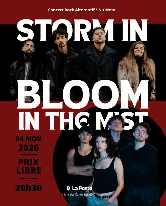Soirée concert entre bloom !