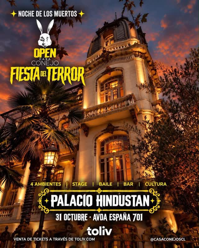 OPEN CONEJO :: NOCHE DE LOS MUERTOS EN PALACIO HINDUSTAN