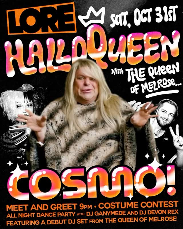 Lore HalloQueen with The Queen of Melrose!