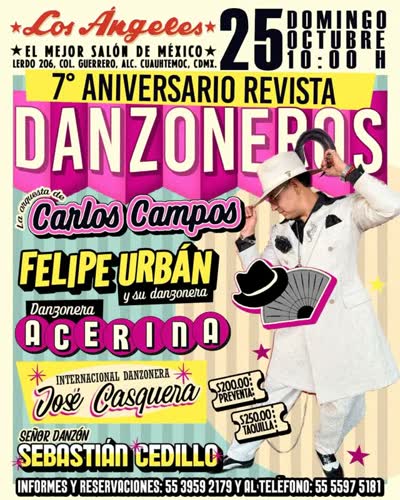 ¡QUE NO TE LO CUENTEN, VIVE EL GRAN BAILE! - Celebración del 7.o aniversario de Revista Danzoneros