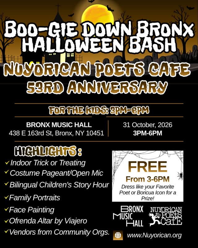 Nuyorican Poets Cafe’s 53rd Anniversary Halloween Celebration