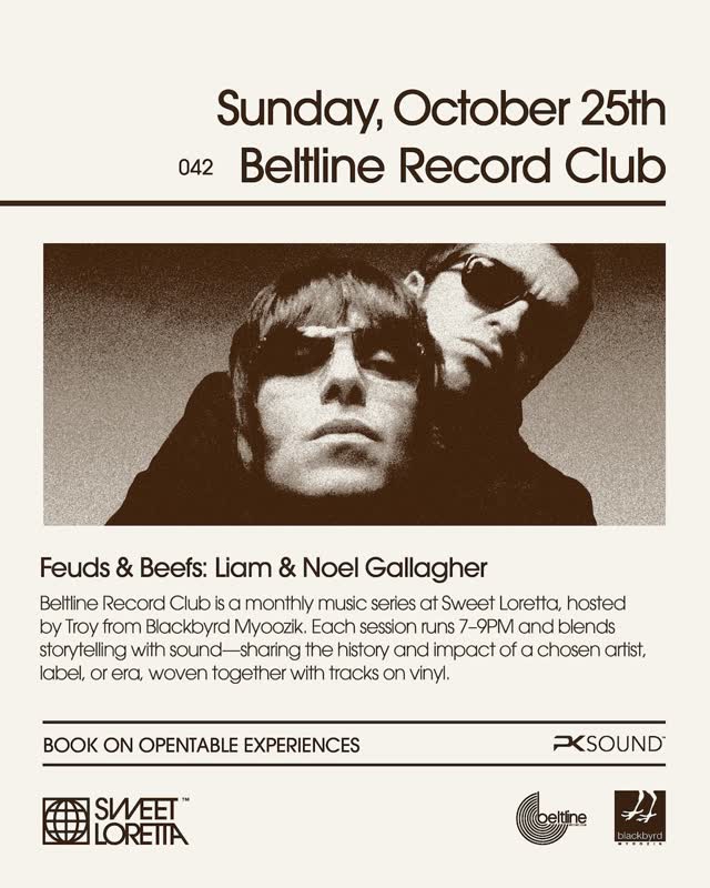 @blackbyrdcalgary presents @beltlinerecordclub on Sunday, October 25th at 7PM.