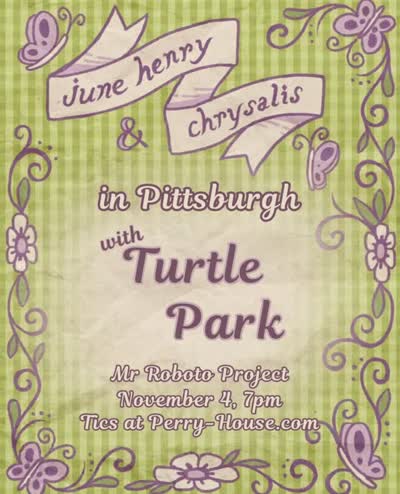 June Henry & Chrysalis in Pittsburgh with Turtle Park