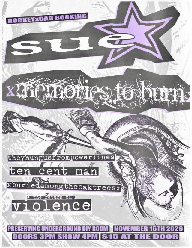 HOCKEYxDAD BOOKING: sue x memories to burn