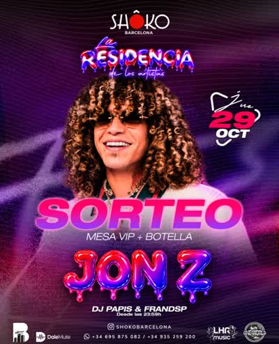 SORTEO JON Z