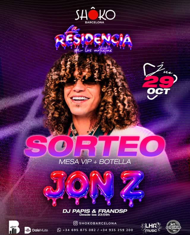 SORTEO JON Z