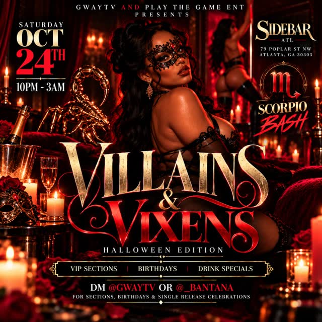 VILLAINS & VIXENS: HALLOWEEN EDITION