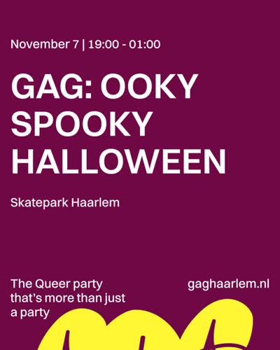 HAARLEM’S MOST ICONIC QUEER HALLOWEEN PARTY