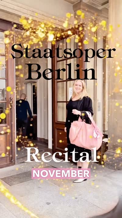 recital at @staatsoperberlin!
