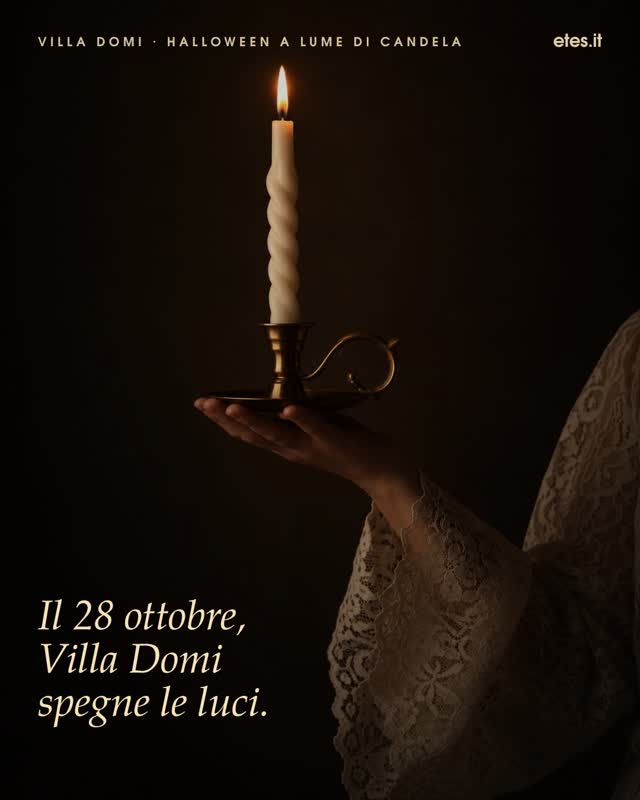 Halloween a lume di candela