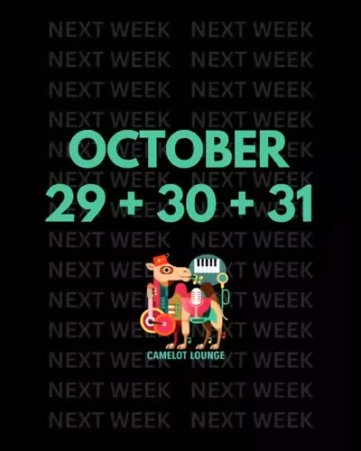 It's a hot line up of shows NEXT WEEK. get your tickets quickly!