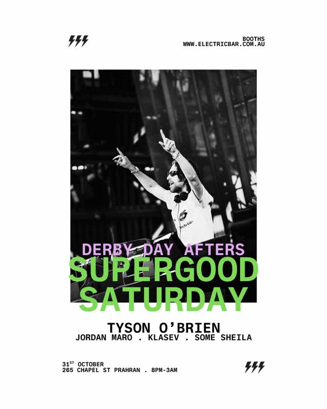 Derby Day Afters Supergood Saturday