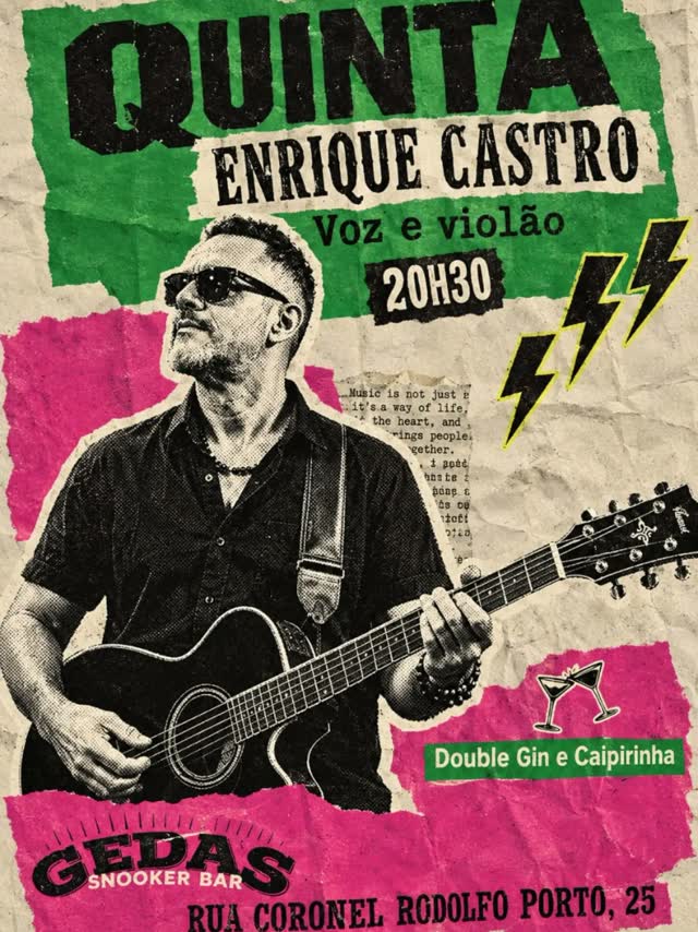 QUINTA ENRIQUE CASTRO Voz e violão