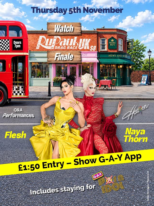 Drag Race UK S8 Finale & G-A-Y Porn Idol