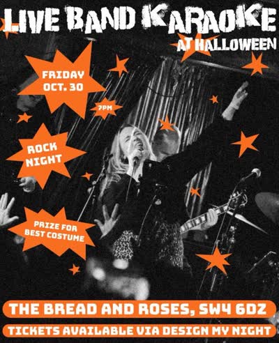 Live Band Karaoke Halloween Special