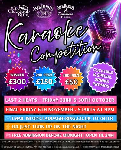 Karaoke Competition Heats / Final