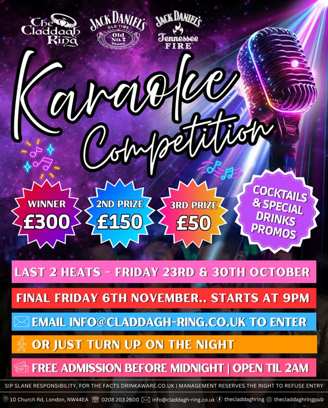 Karaoke Competition Heats / Final