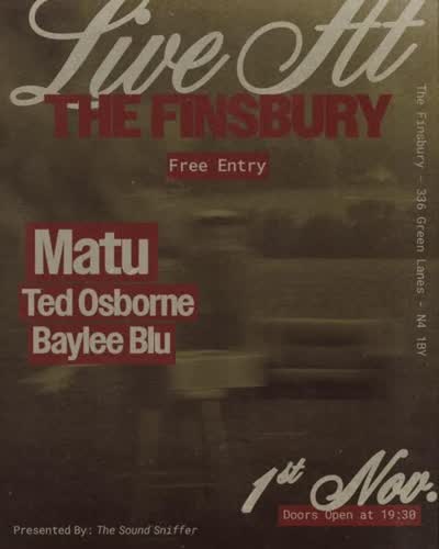 @matu will headline @community.sessions alongside @bayleeblu and @ted.osborne_