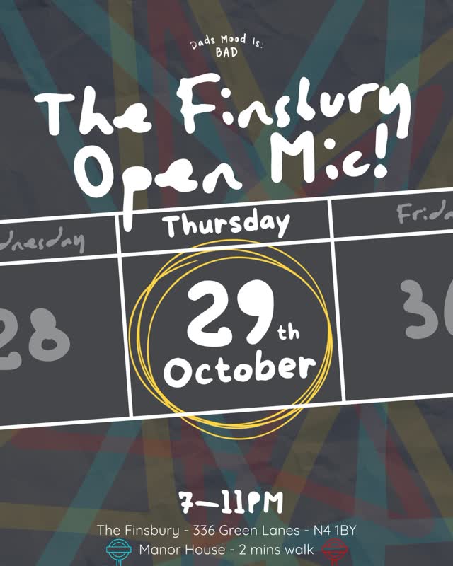 FLASH FINSBURY OPEN MIC!