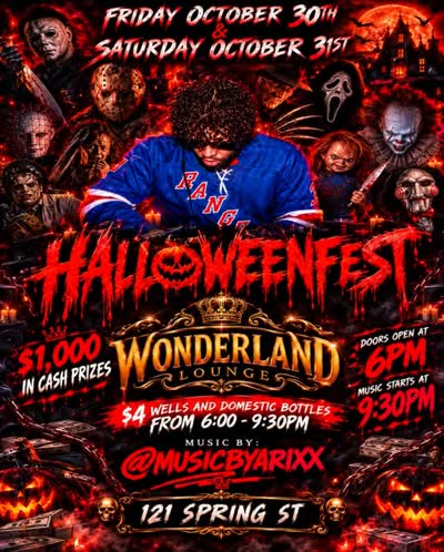 Halloween Weekend Party at Wonderland Lounge