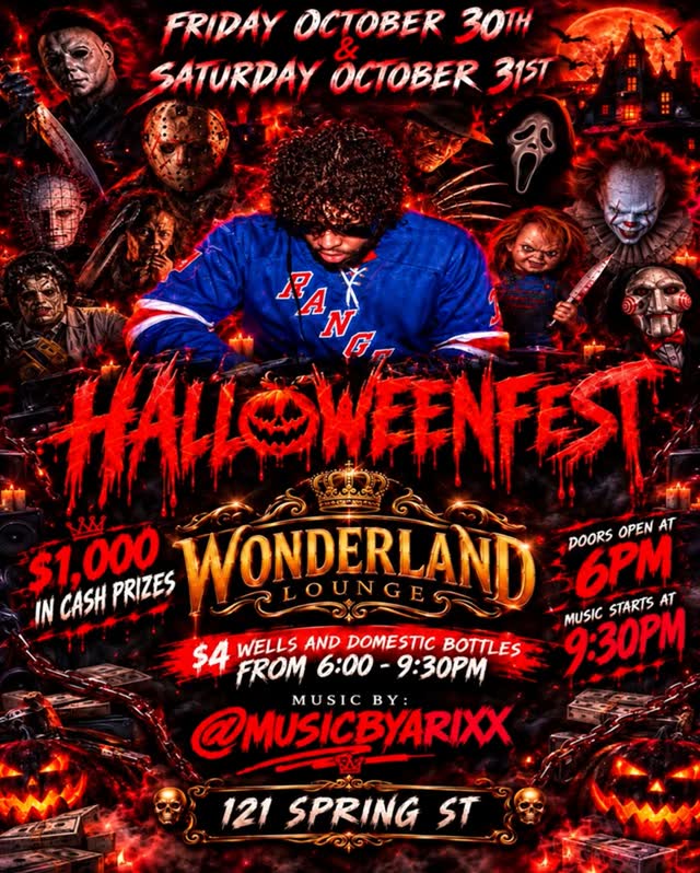 Halloween Weekend Party at Wonderland Lounge